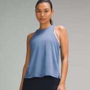 Lululemon Ultralight Hip length tank top in Oasis Blue